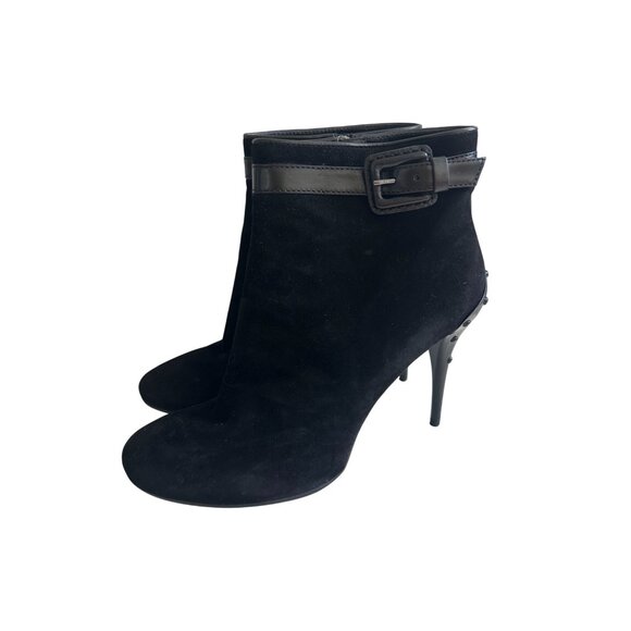 TOD'S Black Suede Buckle Driving Boots Size 10 / 40 - Picture 3 of 11